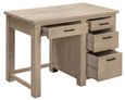 Washed Grey Reclaimed Pine Writing Desk