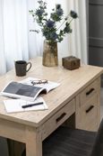 Washed Grey Reclaimed Pine Writing Desk