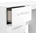 Worcester White 3 Drawer Desk