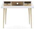 Yell White Study Home Office Desk - AW3180