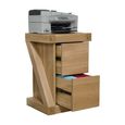 Clearance - Z Designer Filing Cabinet - 2 Drawer - Oak - A489