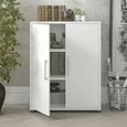 Prima Filing Cabinet - 2 Door - White