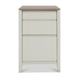 Bergen Grey Washed Oak & Soft Grey Filing Cabinet - Drawer