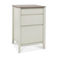 Bergen Grey Washed Oak & Soft Grey Filing Cabinet - Drawer
