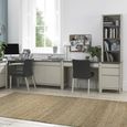 Bergen Grey Washed Oak & Soft Grey Filing Cabinet - Drawer