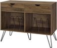 Contra Turntable Stand with Drawers in Walnut - 1323222COMUK