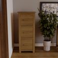 Opus Filing Cabinet - 3 Drawer - Oak