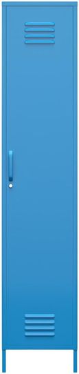 Nowata Cache Blue Tall Locker Storage Cabinet - 5244810COMNUK