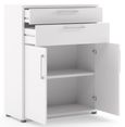 Prima White 2 Door 2 Drawer Filing Cabinet