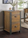 Urban Elegance Reclaimed Wood Filing Cabinet - 2 Drawer