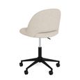 Allan Swivel Office Chair - Beige Fabric