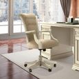Torriani Home Office Swivel Armchair - Ivory