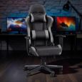Comet Gaming Chair - Black Leather