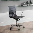 Gio Office Chair - Black Faux Leather
