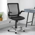 Imola Office Chair - Black Fabric