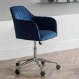 Kahlo Office Chair - Blue Fabric