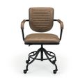 Gehry Office Chair - Brown Faux Leather