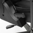 Meteor Gaming Swivel Chair - Black and Grey - Faux Leather and Metal