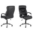Benson Office Chair - Black Faux Leather