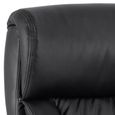 Benson Office Chair - Black Faux Leather