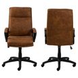 Brad Office Chair - Camel Fabric