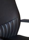 Brook Faux Leather Operator Desk Chair - Black - AOC3122-BLK