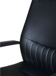 Brook High Back Faux Leather Operator Desk Chair - Black - AOC3122HB-BLK