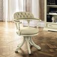 Treviso Home Office Swivel Chair - White Ash
