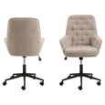 Erik Office Chair - Beige Fabric