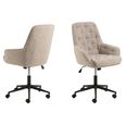 Erik Office Chair - Beige Fabric