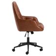 Erik Office Chair - Retro Brandy Faux Leather