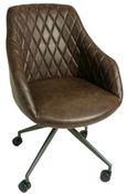 Hasselt Chestnut Vintage Leather Office Chair