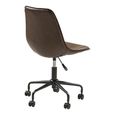 Monaco Office Chair - Brown - Faux Leather - Adjustable