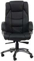Norman Black Leather Executive Office Chair - AOC6332-L-BK