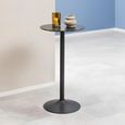 Ibiza Bar Table - Black - Round