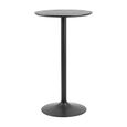 Ibiza Bar Table - Black - Round