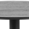 Ibiza Cafe Table - Round - Black