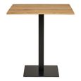 Lignano Cafe Table - Square - Oak - Natural
