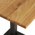 Lignano Cafe Table - Square - Oak - Natural