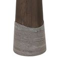 Harper Bar Table - Round - Smoked Charcoal - Oak and Marble