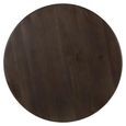Harper Bar Table - Tall - Round - Smoked Charcoal - Oak and Marble