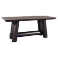 Menara Bar Counter Table - Brown - Acacia Wood