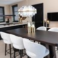 Menara Bar Counter Table - Brown - Acacia Wood