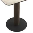 Ritz Bistro Table - Square - Brown - Ceramic and Metal