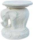 Bali Drinks Table - White - Elephant Parasol Base