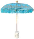 Bali Drinks Table - White - Elephant Parasol Base