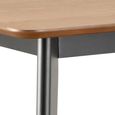 Roxby Bar Table - Oak and Black