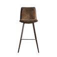 Clearance - Palmer Bar Stool - Set of 2 - Brown Faux Leather - A596