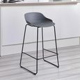 Rocco Barstool - Set of 2 - Dark Grey
