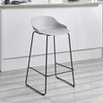 Rocco Barstool - Set of 2 - Light Grey